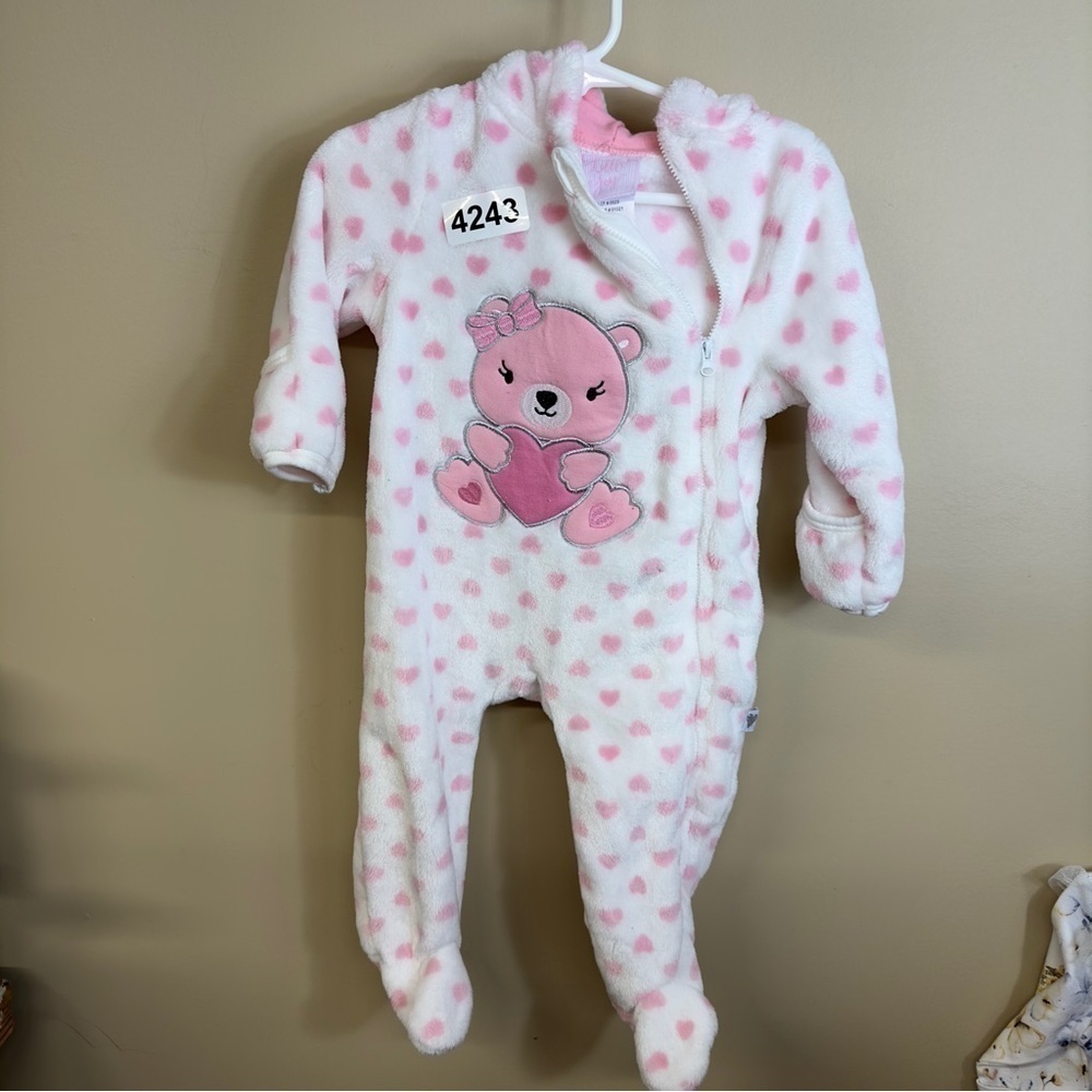 Little joy warm outfit 6-9 months has hat. Like new worn once